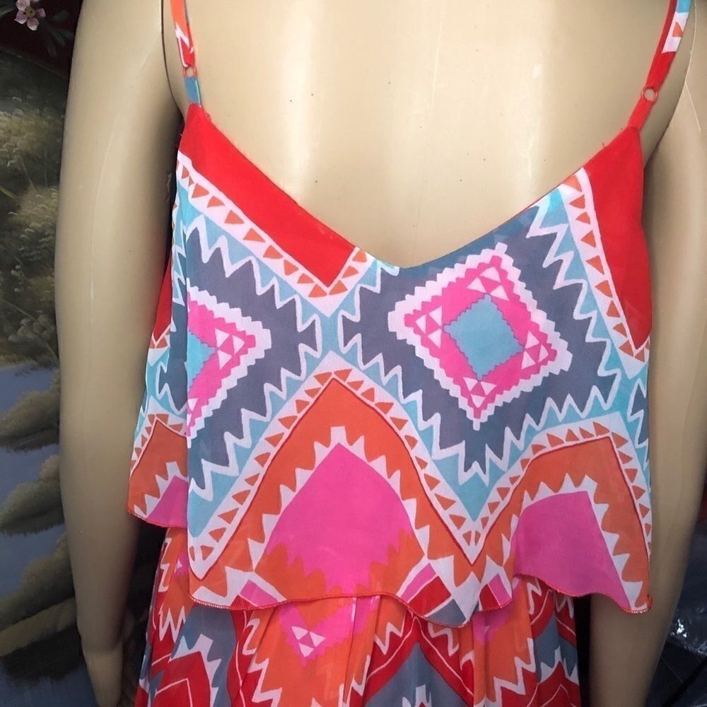 Deb Mini Dress Colorful, Sz M - Picture 4 of 5